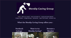 Desktop Screenshot of mendipcavinggroup.org.uk